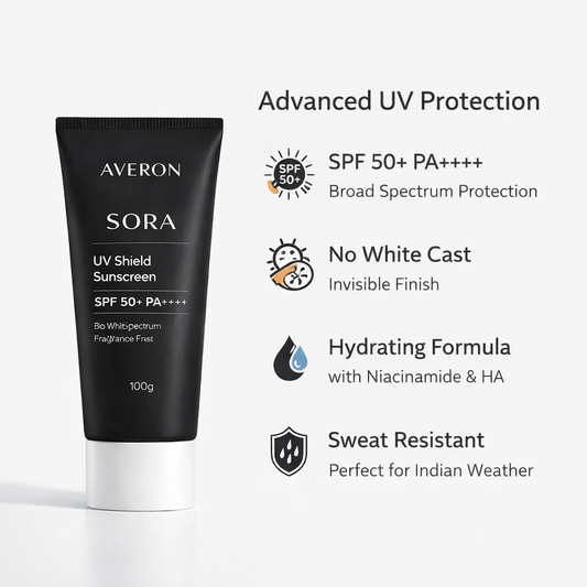 AVERON SORA UV Shield Sunscreen SPF 50+ PA++++